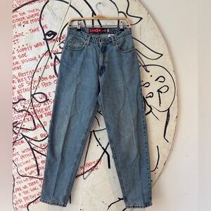 Vintage 90s Levis Silver Tab Loose Denim Jeans Made In USA 30x32